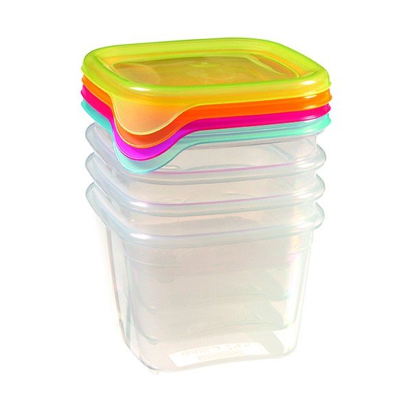 Set di 4 vasetti per alimenti , 450 ml Fresh&Go - Curver