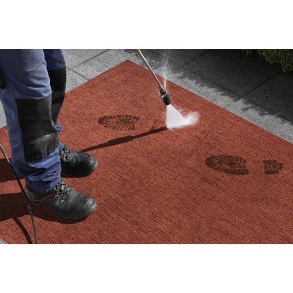 Tappeto da esterno rosso mattone , 160 x 230 cm Miami - NORTHRUGS-image-1