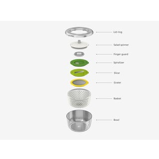 Kit di 4 pezzi per insalata Multi-Prep - Joseph Joseph