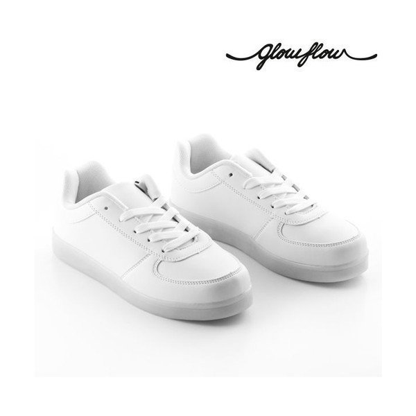 Scarpe da ginnastica a LED bianche GlowFlow, misura 40 - InnovaGoods-image-4
