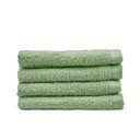 Set di asciugamani con asciugatura rapida/tipo terry verdi in cotone 4 pz 30x30 cm Quick Dry – Catherine Lansfield