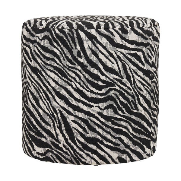 Poggiapiedi bianco e nero Kimberley – House Nordic-image-2