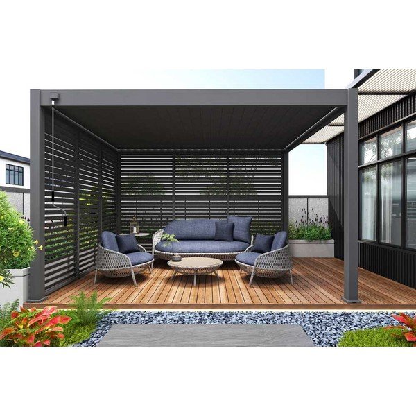 Schermo per pergola bioclimatica - Rojaplast-image-2