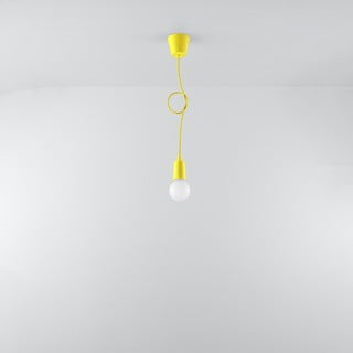 Lampada a sospensione gialla ø 5 cm Rene - Nice Lamps