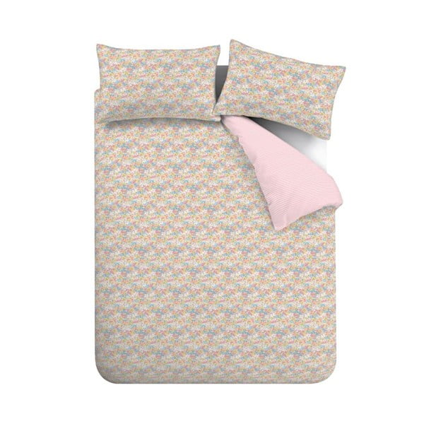 Biancheria da letto rosa per letto singolo 135x200 cm Darcy Floral – Catherine Lansfield