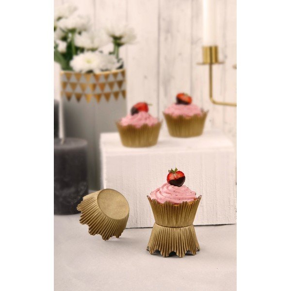 Set di 60 pirottini di carta Oro, ø 5,5 cm - Dr. Oetker-image-1