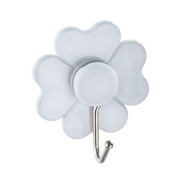 Set di 2 ganci da parete bianchi autoportanti Leaf - Wenko