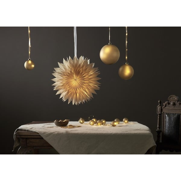 Decorazione luminosa con motivo natalizio in colore oro ø 6 cm Bliss - Star Trading-image-3
