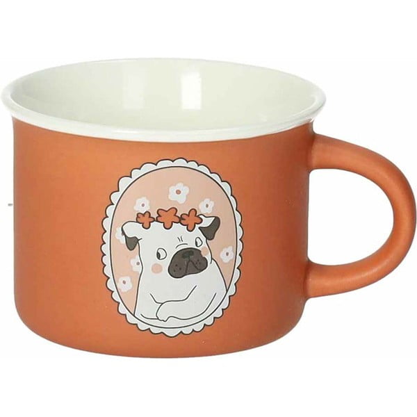 Set di 4 tazze in porcellana da 16 ml Cani e Gatti - Brandani-image-3