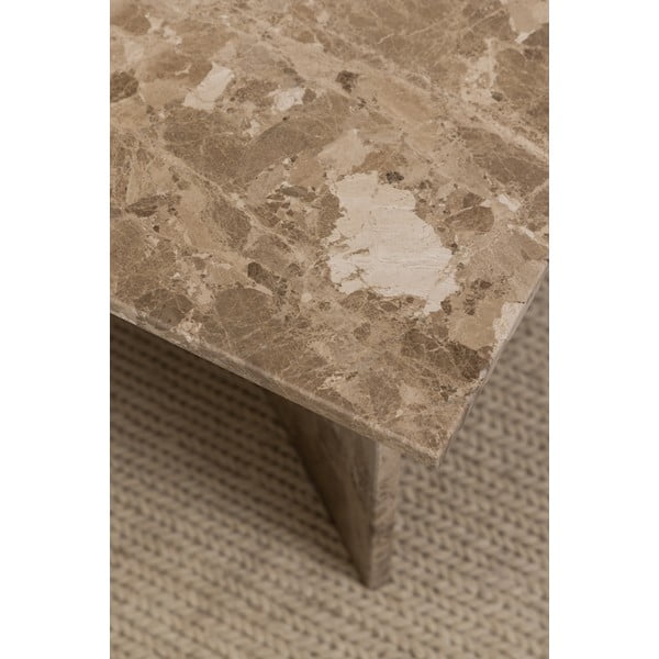 Tavolino in marmo beige 70x140 cm Vega - Actona-image-2