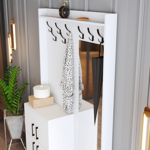 Set da corridoio bianco Berlin - Kalune Design-image-4