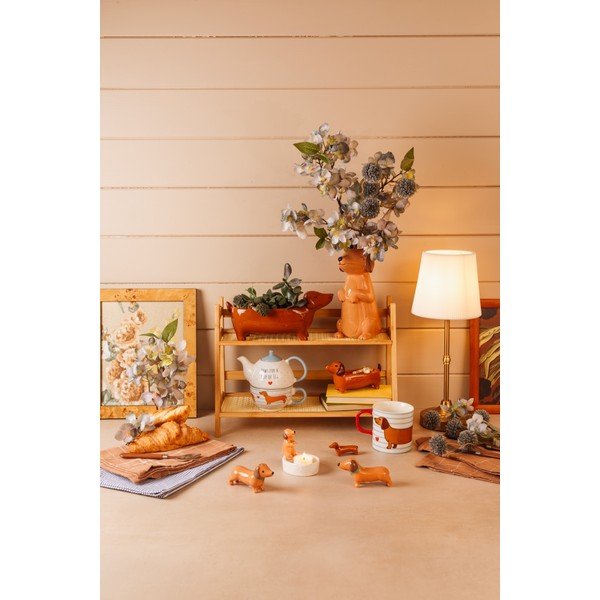 Coprivaso in ceramica Sausage Dog – Sass & Belle-image-2