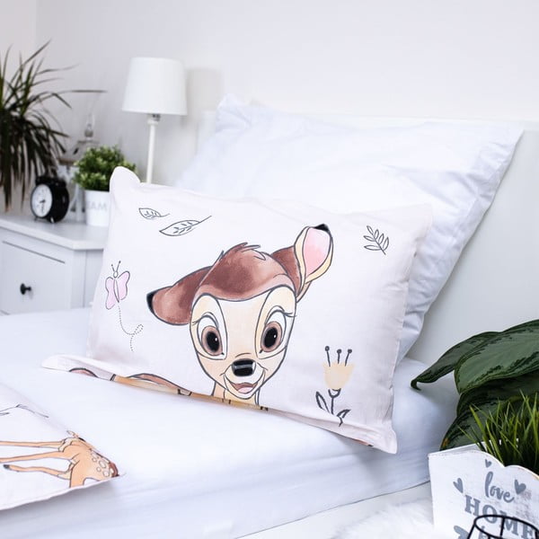 Biancheria da letto per bambini in cotone per culla 100x135 cm  Bambi "Beige" – Jerry Fabrics-image-3