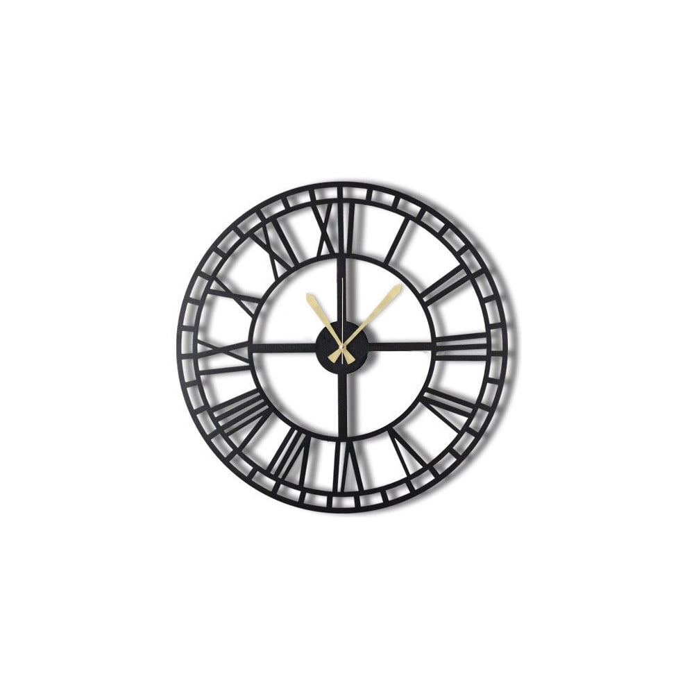 Orologio da parete nero Grecia, ø 50 cm - Bystag | Orologi
