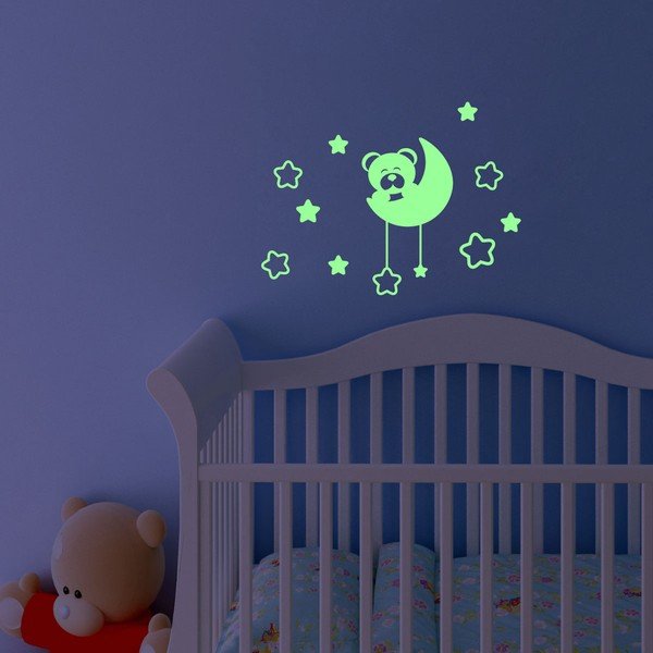 Svítící samolepka Fanastick Teddy Bear-image-1