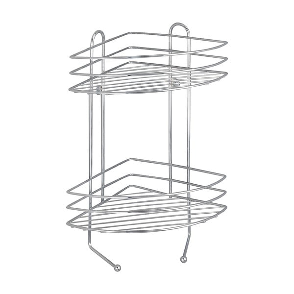 Mensola a muro angolare cromata a due livelli Exclusive - Wenko-image-3