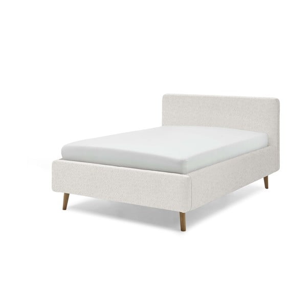 Letto matrimoniale imbottito bianco rete non inclusa 160x200 cm Mattis – Meise Möbel