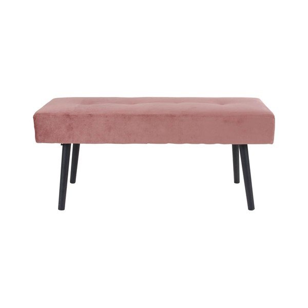 Panchina in velluto rosa Skiby - Bonami Essentials