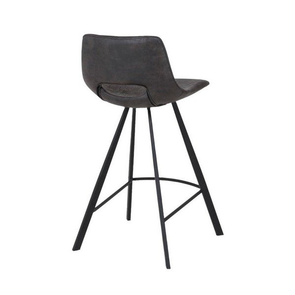 Sgabello da bar grigio scuro, altezza 87 cm Coronas - Canett-image-1
