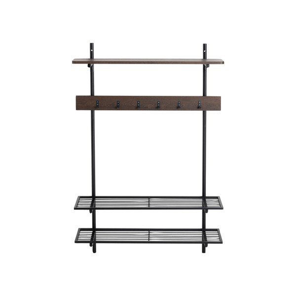 Set di mobili da ingresso marrone in metallo 100x150x25 cm Gilda – Ellos Home-image-2
