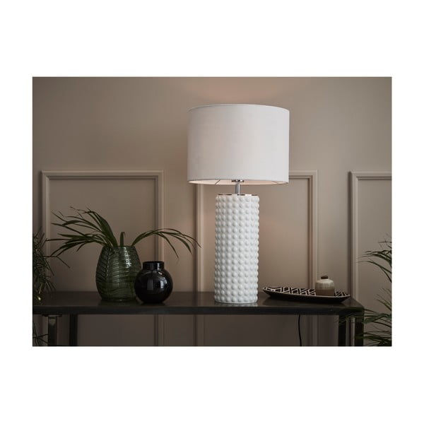 Lampada da tavolo bianca Proud, ø 34 cm - Markslöjd-image-1
