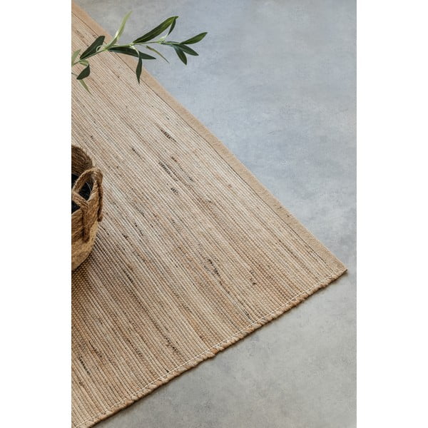 Tappeto beige in misto iuta tessuto a mano 60x90 cm Handloom – Hanse Home-image-4