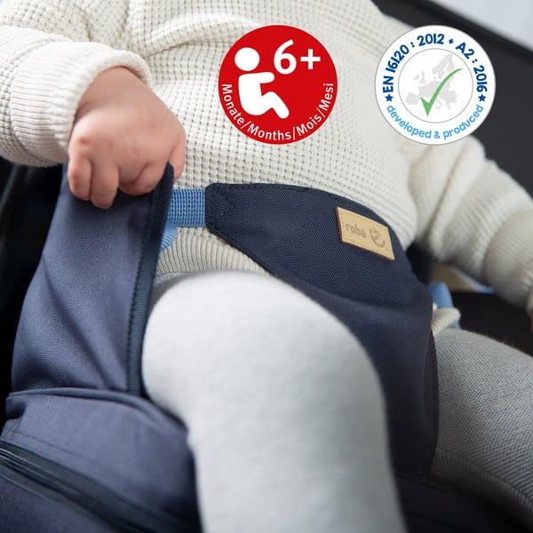 Seggiolone da viaggio blu scuro Booster Seat – Roba-image-4