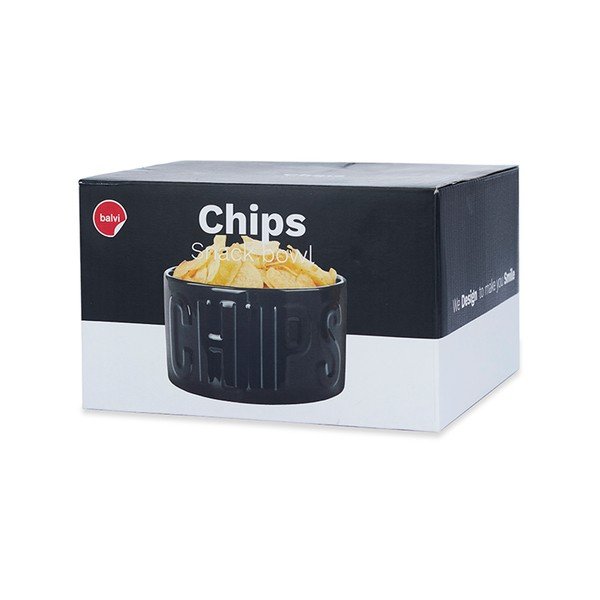 Ciotolina da portata nera in ceramica 1 l Chips – Balvi-image-4