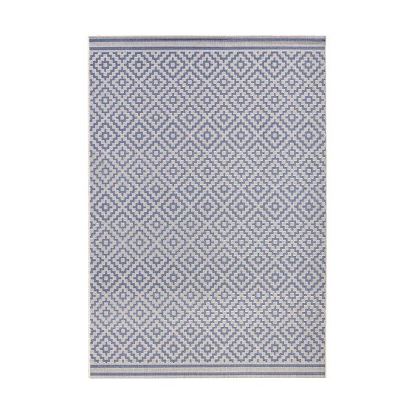 Tappeto blu per esterni Raute, 140 x 200 cm - Bougari