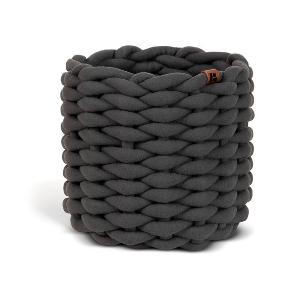 Cesto in tessuto ø 21x17 cm Peach Skin Round S – Bigso