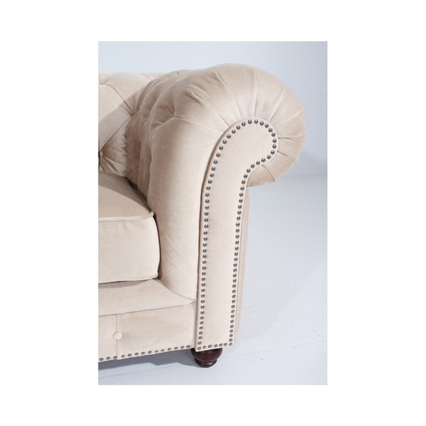 Poltrona crema Orleans Velvet - Max Winzer-image-3