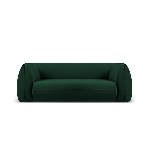 Divano in velluto verde 225 cm Lando - Micadoni Home