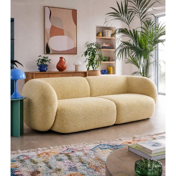 Divano giallo 243 cm Kate – Micadoni -image-4
