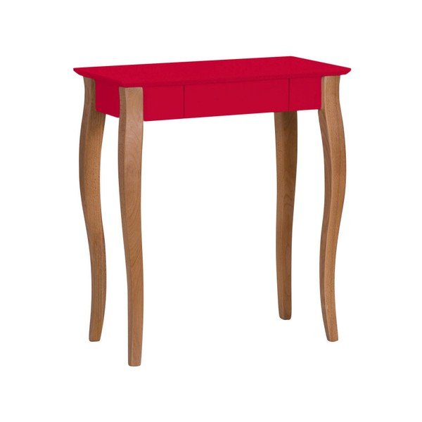 Scrivania rossa Lillo, larghezza 65 cm - Ragaba
