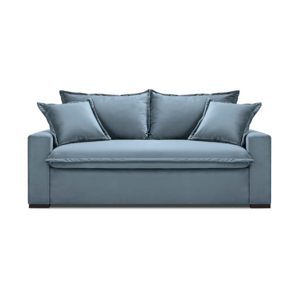 Světle modrá rozkládací pohovka Kooko Home Mezzo