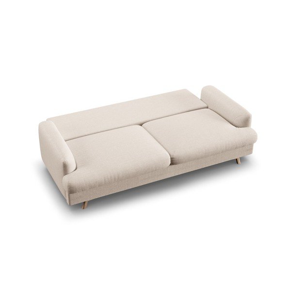 Divano beige allungabile/con contenitore 233 cm Naomi – Micadoni -image-4