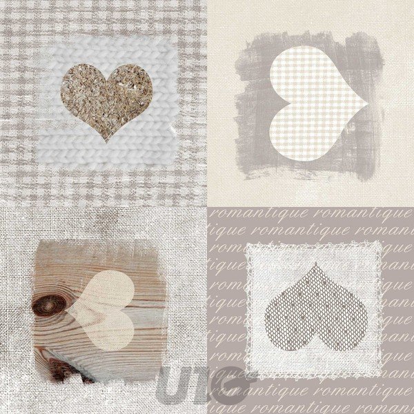 Tovaglia lavabile 140x300 cm Cozy coeur - douceur d'intérieur-image-1