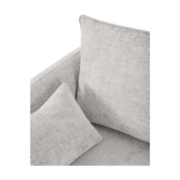 Divano angolare grigio chiaro (angolo destro) Matera - Cosmopolitan Design-image-1