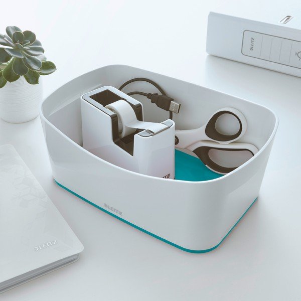 Scatola di plastica bianco-turchese MyBox - Leitz-image-1