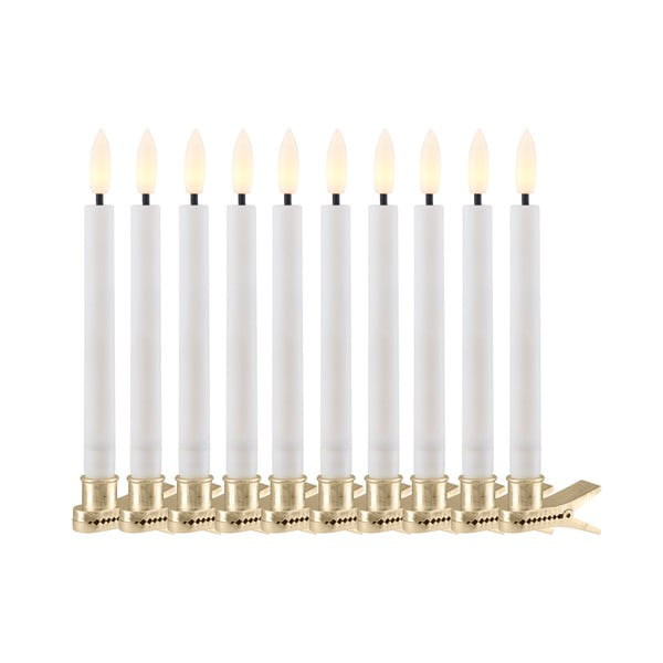 Set di 10 decorazioni luminose a LED, altezza 11 cm Sille - Sirius-image-1