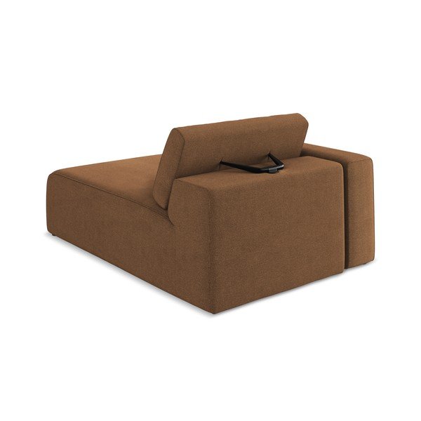 Parte divano componibile marrone (con penisola a sinistra) Kalea – Makamii-image-4