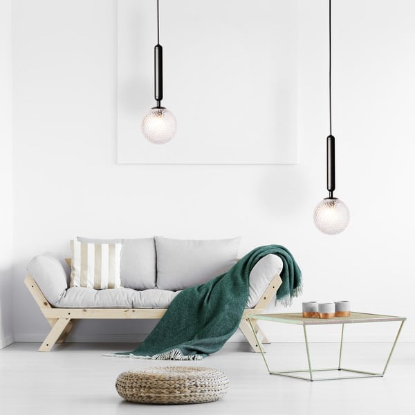 Apparecchio a sospensione nero, altezza 150 cm Musa - SULION-image-1