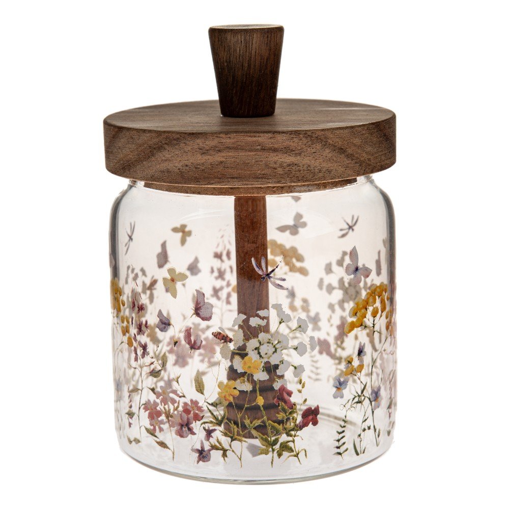 Contenitore per alimenti in vetro per il miele Flowers – Dakls | Contenitori