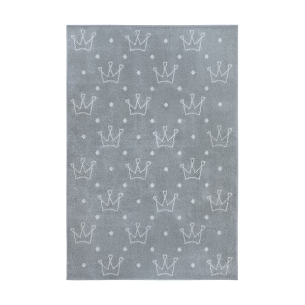 Tappeto grigio per bambini 120x170 cm Crowns - Hanse Home