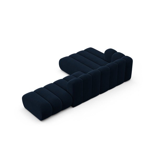 Divano angolare blu scuro ad angolo sinistro Lupine - Micadoni Home-image-3
