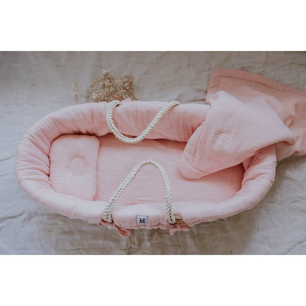 Cestino rosa con supporto Meeko - BELLAMY-image-1