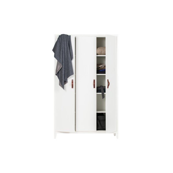 Armadio bianco Brock, larghezza 120 cm - WOOOD-image-3