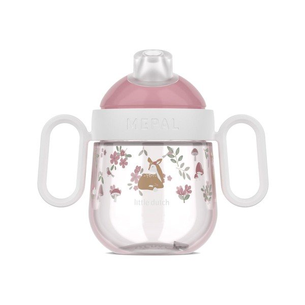 Tazza per bambini rosa chiaro in plastica 200 ml Fairy Garden – Mepal-image-3