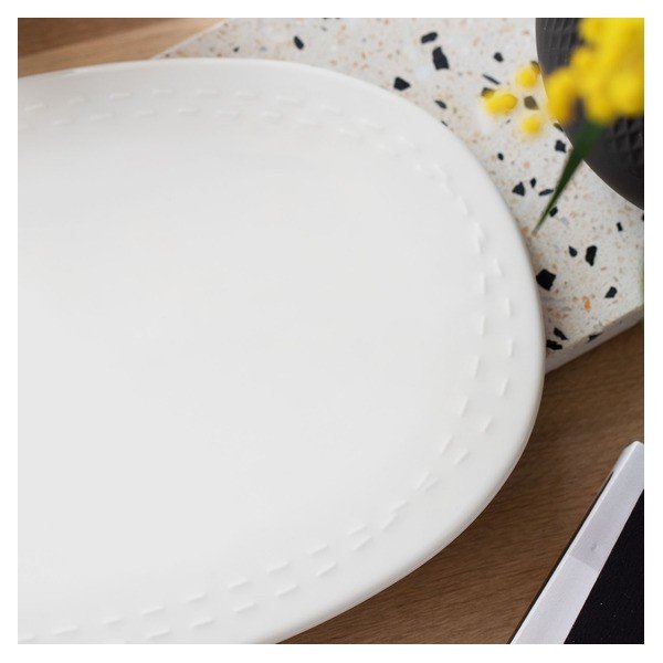 Piatto in porcellana bianca Villeroy & Boch , 30 x 20 cm Like It's my moment - like | Villeroy & Boch-image-1