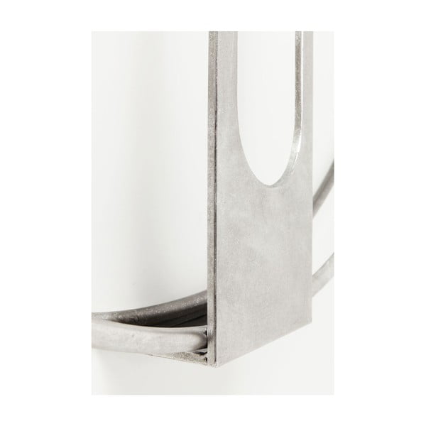 Orologio da parete in argento Clip, diametro 60 cm - Kare Design-image-4